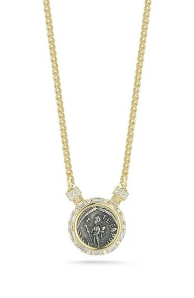 Chloe & Madison Chloe And Madison Coin Necklace In Gold