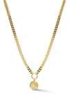 Chloe & Madison Chloe And Madison Coin Pendant Necklace In Gold