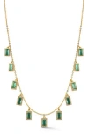 Chloe & Madison Chloe And Madison Cubic Zirconia Charm Necklace In Gold