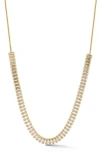 Chloe & Madison Chloe And Madison Cubic Zirconia Necklace In Gold