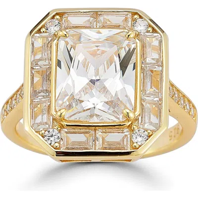 Chloe & Madison Chloe And Madison Cubic Zirconia Ring In Gold