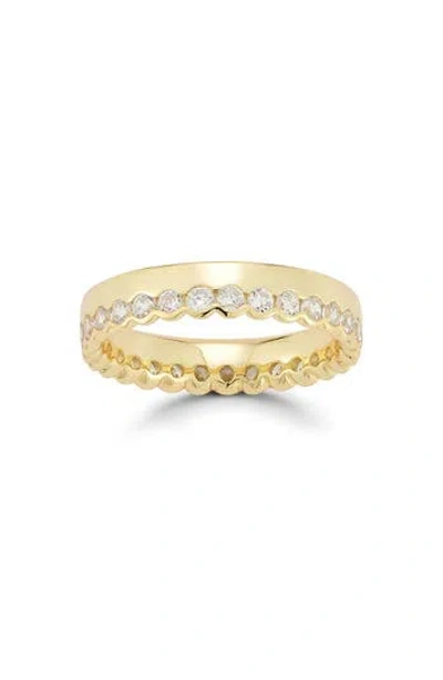 Chloe & Madison Chloe And Madison Cz Band Ring In Gold