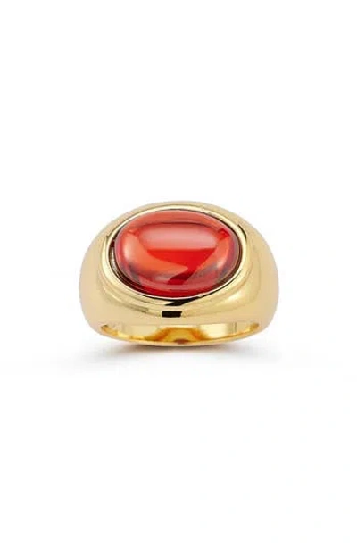 Chloe & Madison Chloe And Madison Cz Stone Ring In Gold