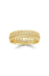 Chloe & Madison Chloe And Madison Cz Wreath Ring In Gold