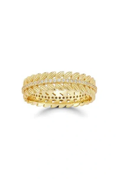 Chloe & Madison Chloe And Madison Cz Wreath Ring In Gold