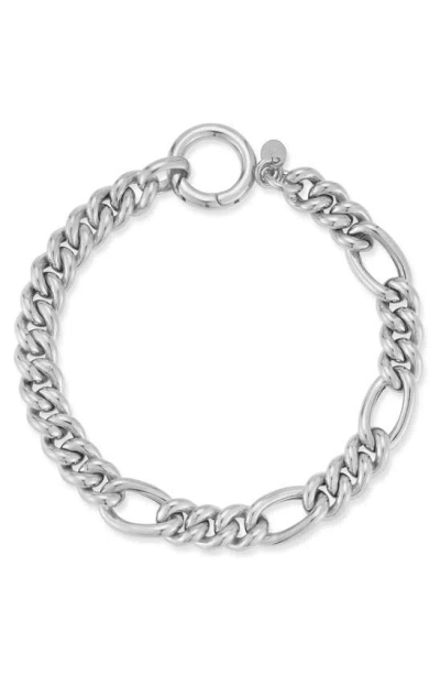 Chloe & Madison Figaro Chain Bracelet In Metallic