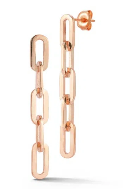 Chloe & Madison Chloe And Madison Five Link Drop Earrings In Gold