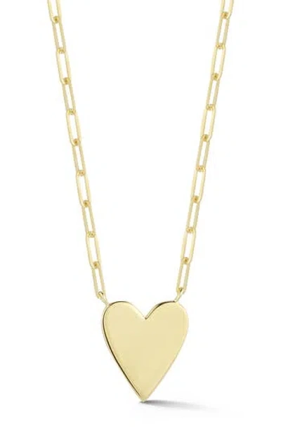 Chloe & Madison Chloe And Madison Heart Pendant Necklace In Gold