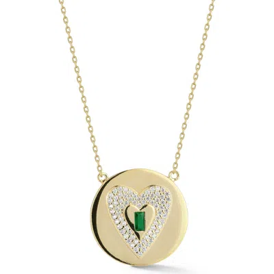 Chloe & Madison Chloe And Madison Heart Pendant Necklace In Gold