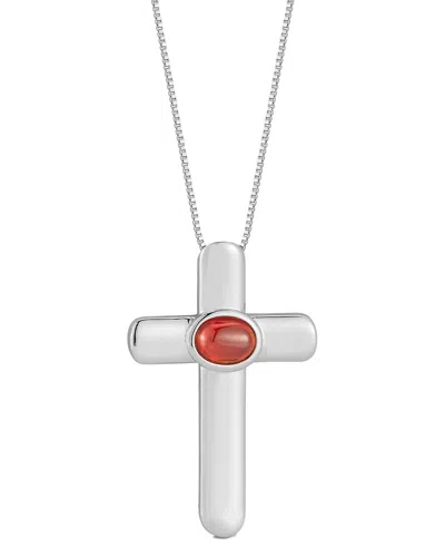 CHLOE & MADISON CHLOE AND MADISON JEWELRY CZ STATEMENT CROSS NECKLACE