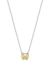 Chloe & Madison Chloe And Madison Jewelry Plated Cz Bow Necklace