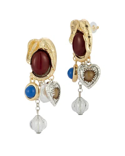 Chloe & Madison Chloe And Madison Jewelry Plated Earrings
