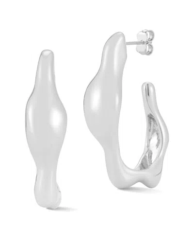 Chloe & Madison Chloe And Madison Jewelry Puffed J Hoops