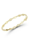 Chloe & Madison Chloe And Madison Link Bangle In Gold