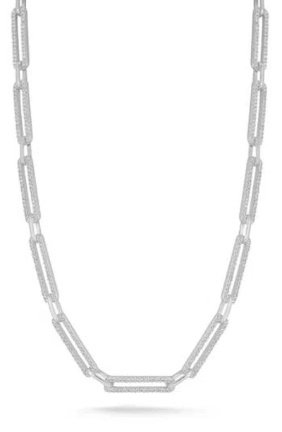Chloe & Madison Chloe And Madison Link Necklace In Silver