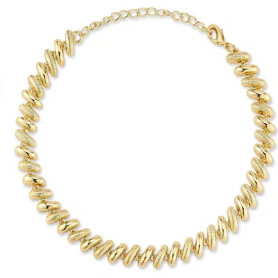 Chloe & Madison Chloe And Madison Macaroni Bracelet In Gold
