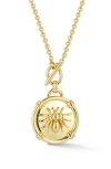 Chloe & Madison Chloe And Madison Medallion Pendant Necklace In Gold