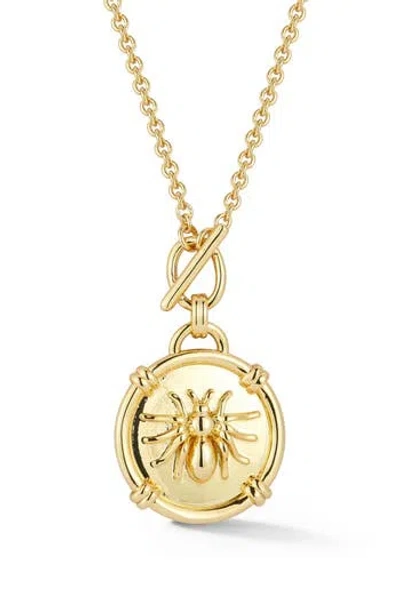 Chloe & Madison Chloe And Madison Medallion Pendant Necklace In Gold