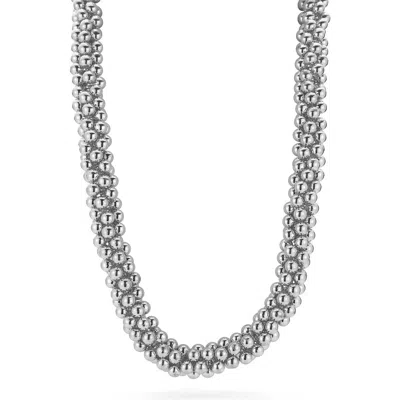 Chloe & Madison Chloe And Madison Multi Ball Collar Necklace In Silver