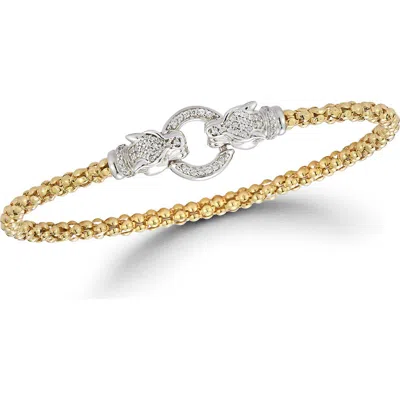 Chloe & Madison Chloe And Madison Panther Bracelet In Gold