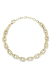 Chloe & Madison Chloe And Madison Pavé Link Bracelet In Gold