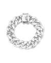 Chloe & Madison Chloe And Madison Plated Curb Chain Link Bracelet In Metallic
