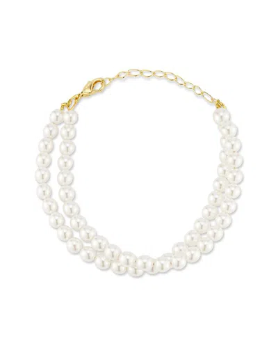 Chloe & Madison Chloe And Madison Plated Double Row Bracelet