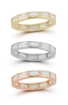 Chloe & Madison Chloe And Madison Set Of 3 Cubic Zirconia Rings In Gold