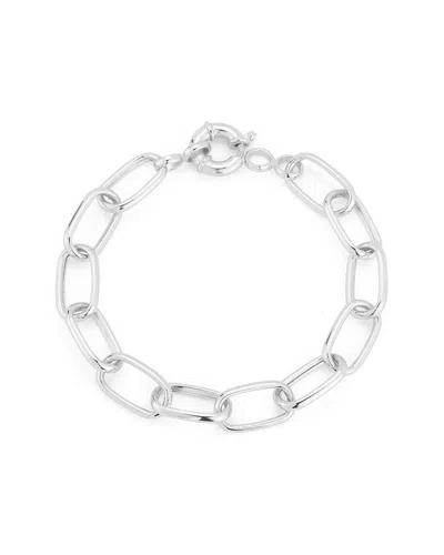 Chloe & Madison Chloe And Madison Silver Bold Paperclip Link Bracelet