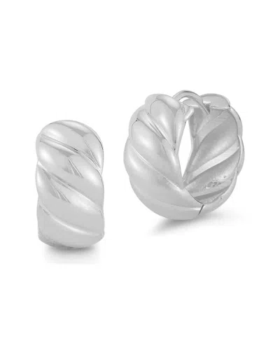 Chloe & Madison Chloe And Madison Silver Bold Twist Hoops