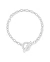 Chloe & Madison Chloe And Madison Silver Cz Bracelet