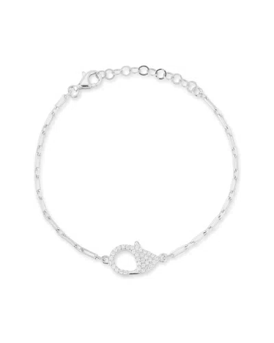 Chloe & Madison Chloe And Madison Silver Cz Bracelet