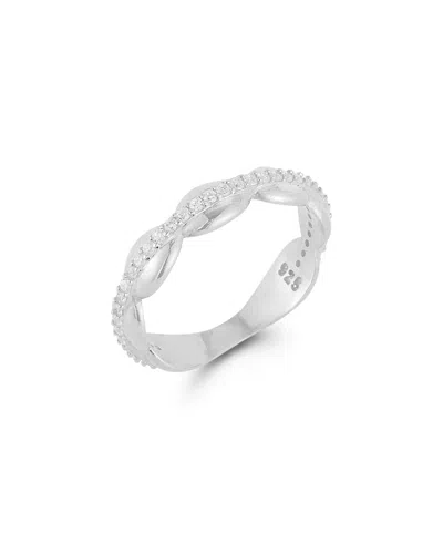 Chloe & Madison Chloe And Madison Silver Cz Bubble Ring