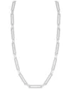 Chloe & Madison Chloe And Madison Silver Cz Choker Necklace