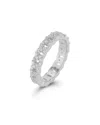 Chloe & Madison Chloe And Madison Silver Cz Curb Ring