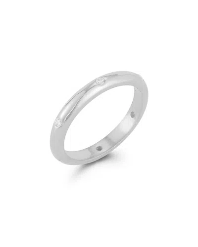 CHLOE & MADISON CHLOE AND MADISON SILVER CZ RING