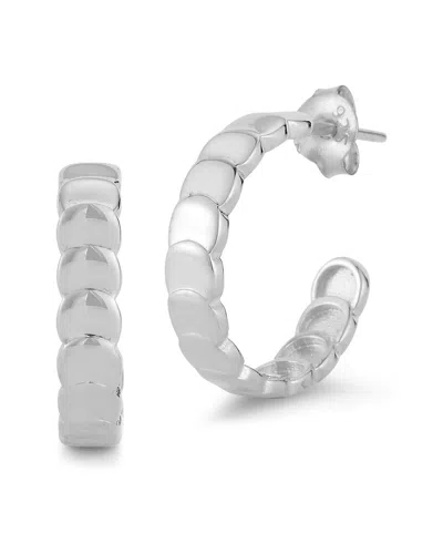 CHLOE & MADISON CHLOE AND MADISON SILVER HOOPS