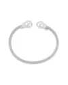 Chloe & Madison Chloe And Madison Silver Mesh Cuff Bracelet