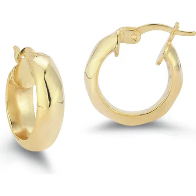 Chloe & Madison Chloe And Madison Small Twist Hoop Earrings In Gold