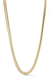 Chloe & Madison Chloe And Madison Snake Chain Necklace In Gold