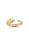 Chloe & Madison Chloe And Madison Snake Ring In Gold