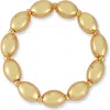 Chloe & Madison Chloe And Madison Stretch Bracelet In Gold