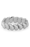 Chloe & Madison Chloe And Madison Stretch Bracelet In Silver