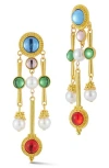 Chloe & Madison Chloe And Madison Vintage Drop Earrings In Gold