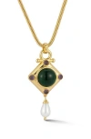 Chloe & Madison Chloe And Madison Vintage Pendant Necklace In Gold
