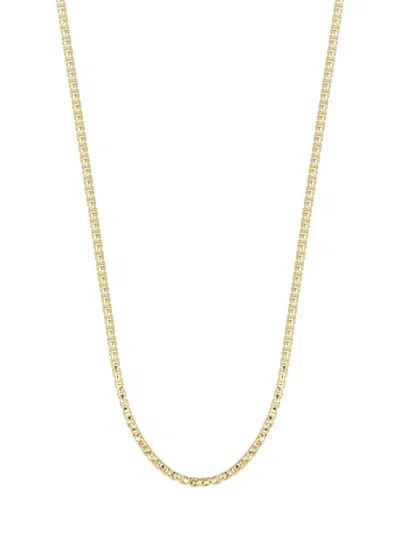 Chloe & Madison Women's 18k Goldplated Sterling Silver Chain Necklace/18''