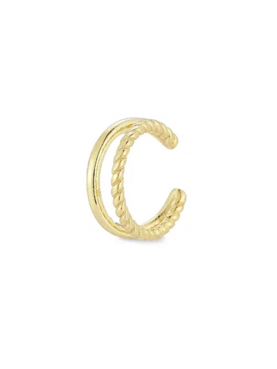 Chloe & Madison Women's Plated Sterling Silver Cuff Earring In Gold