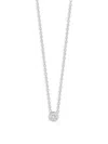 Chloe & Madison Women's Sterling Silver & Cubic Zirconia Pendant Chain Necklace In Silvertone