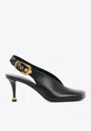 Chloé Andrea 70 Slingback Leather Pumps In Black