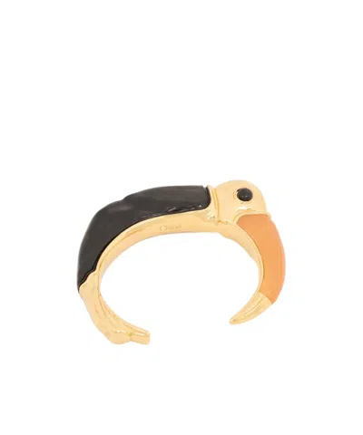 Chloé Animal-shaped Bracelets In Gold